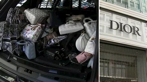 car crashes into dior store|$275,000 worth of merchandise stolen after car crashes into San .